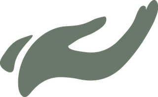 LOVE supporting hands mark